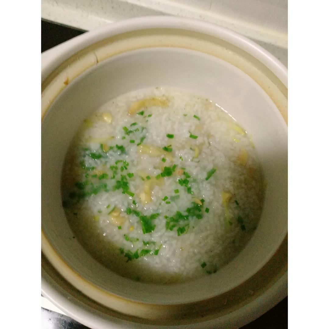 干贝蛤蜊海鲜粥