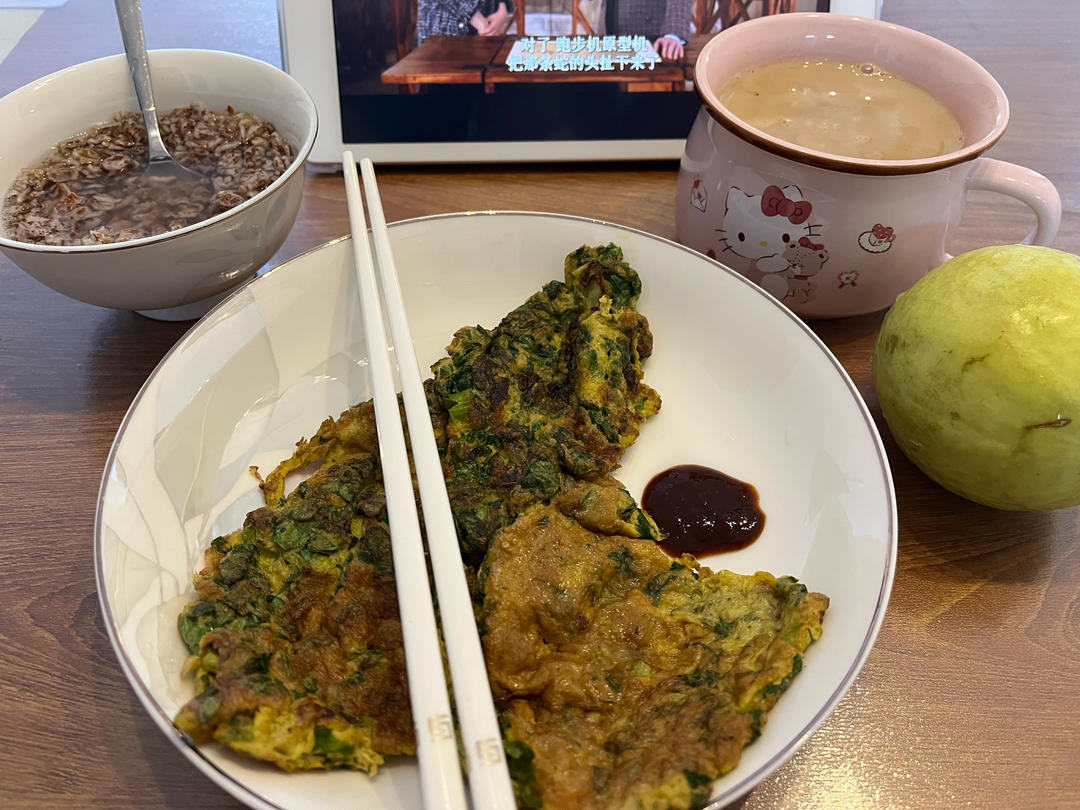 生菜鸡蛋饼🫓