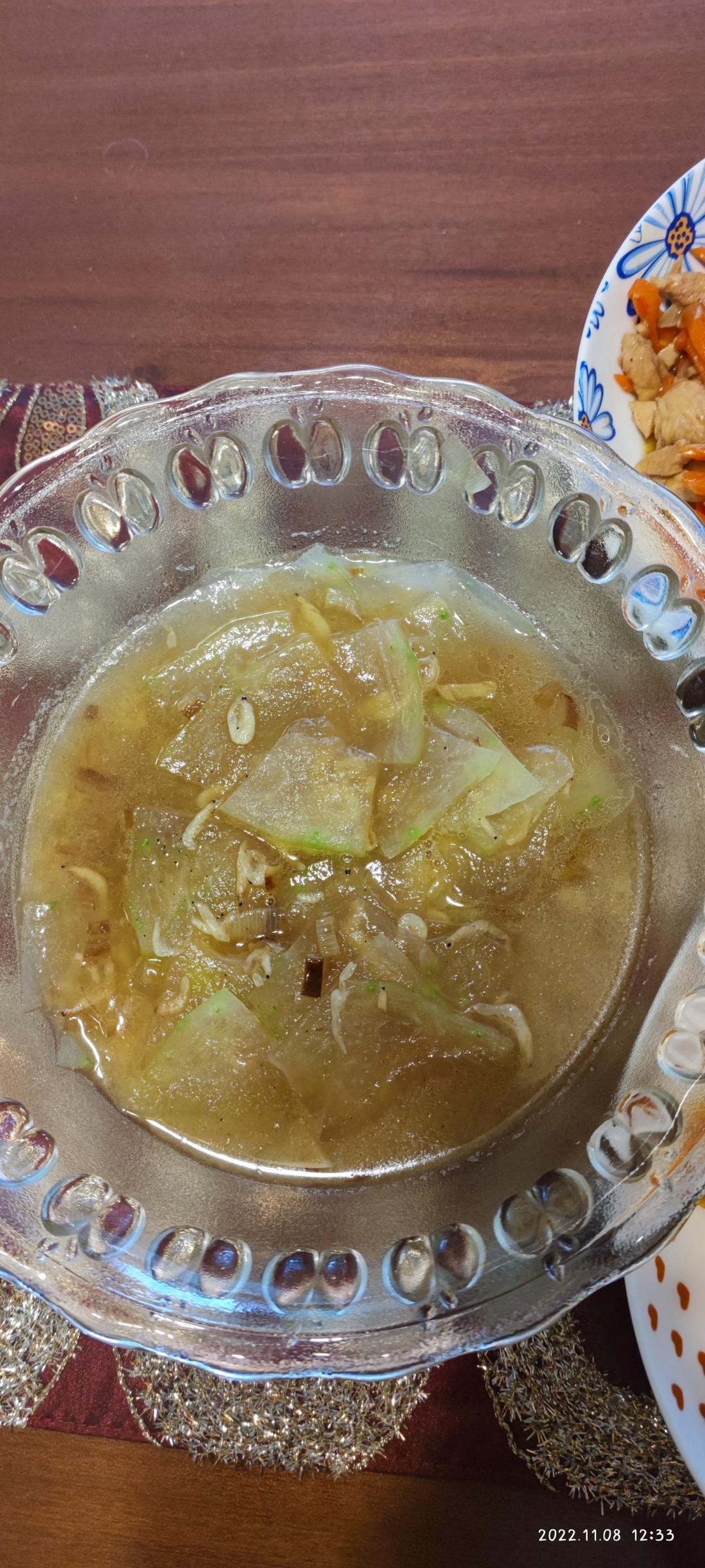 【温馨煮艺】虾皮熬冬瓜