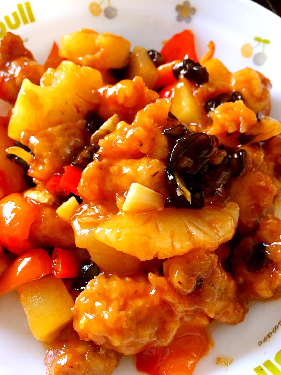 菠萝咕噜肉的做法