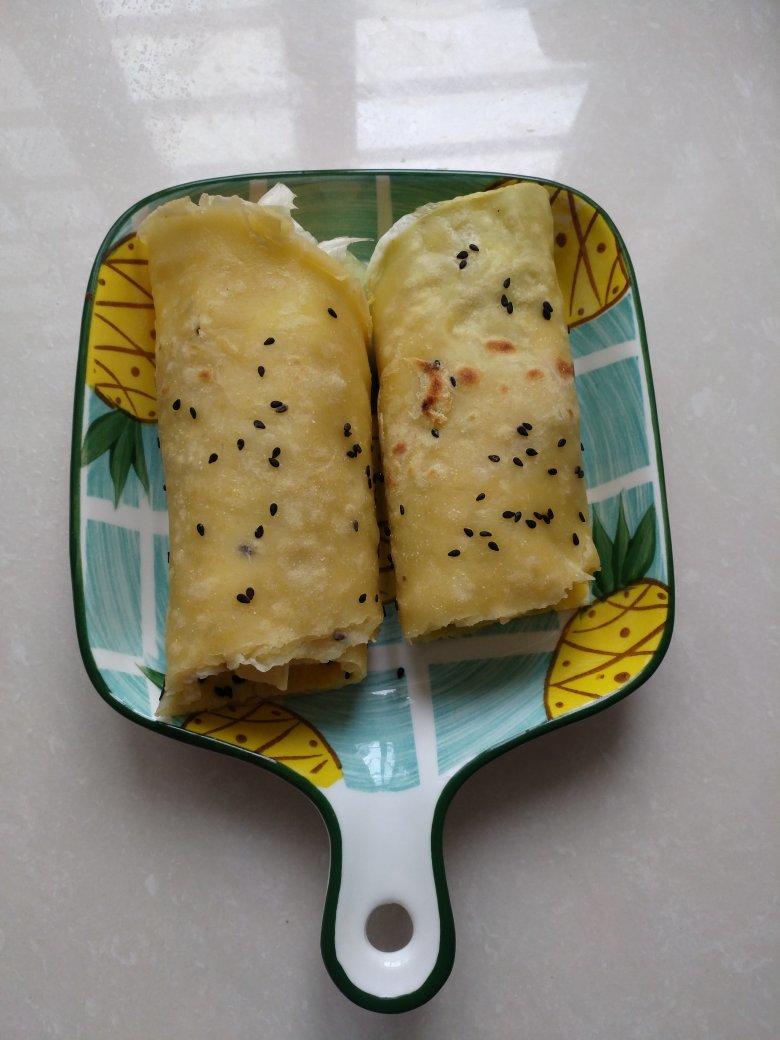 玉米粉鸡蛋饼