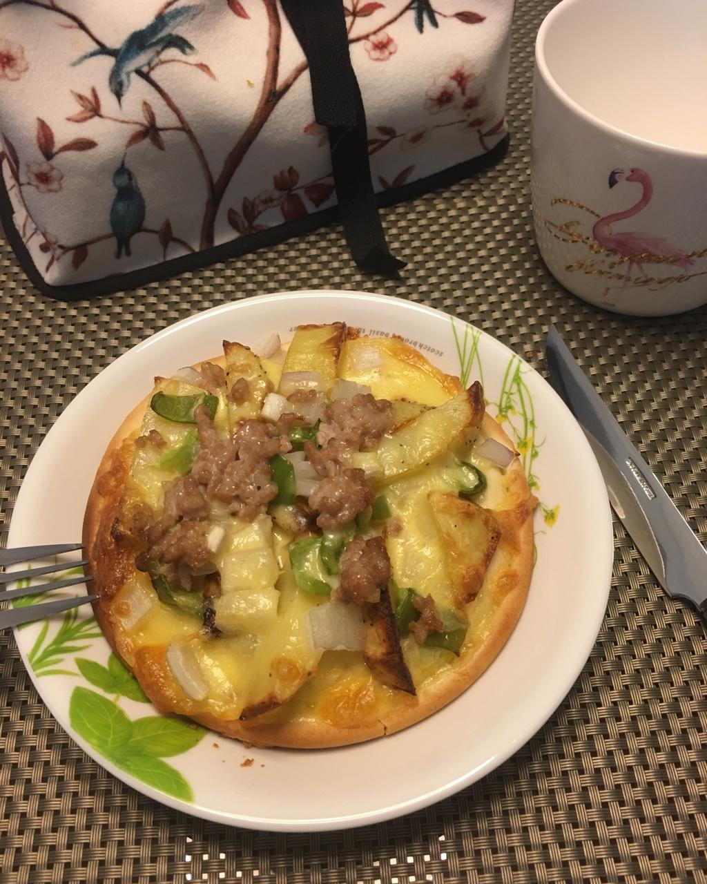 达美乐土豆披萨  土豆芝士培根披萨