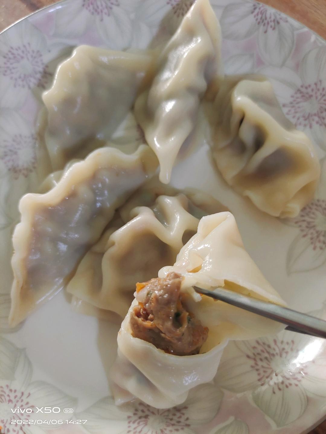 纯手工羊肉水饺