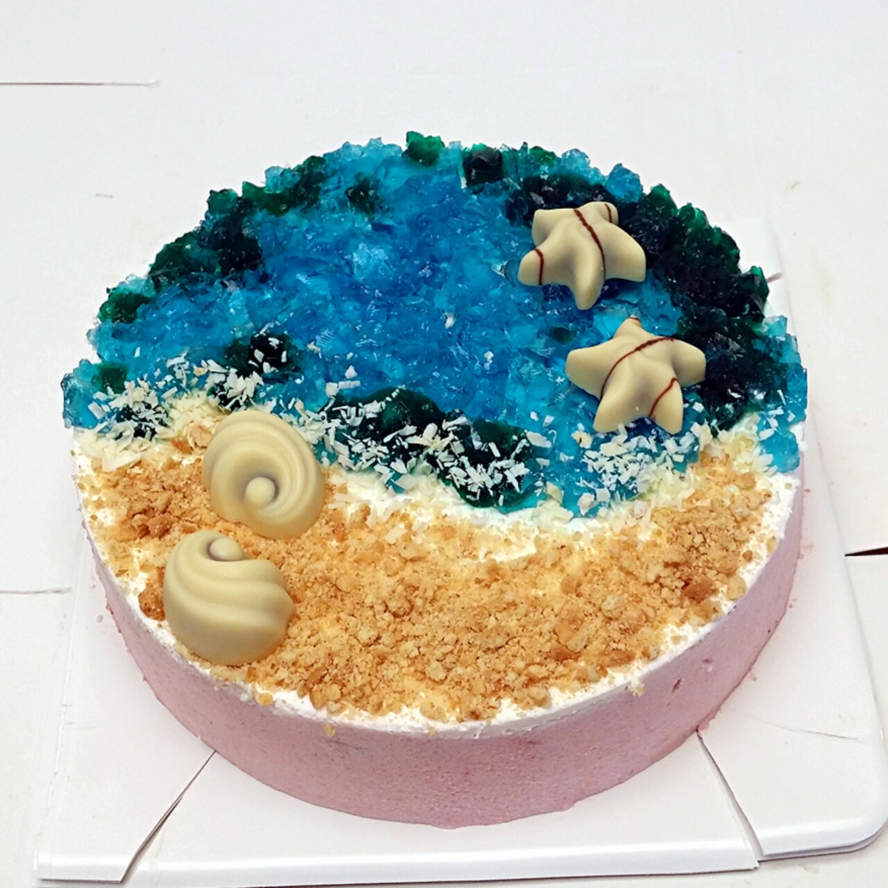 海洋酸奶慕斯蛋糕