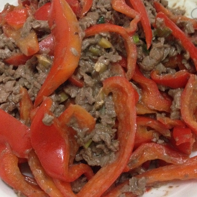 小炒牛肉