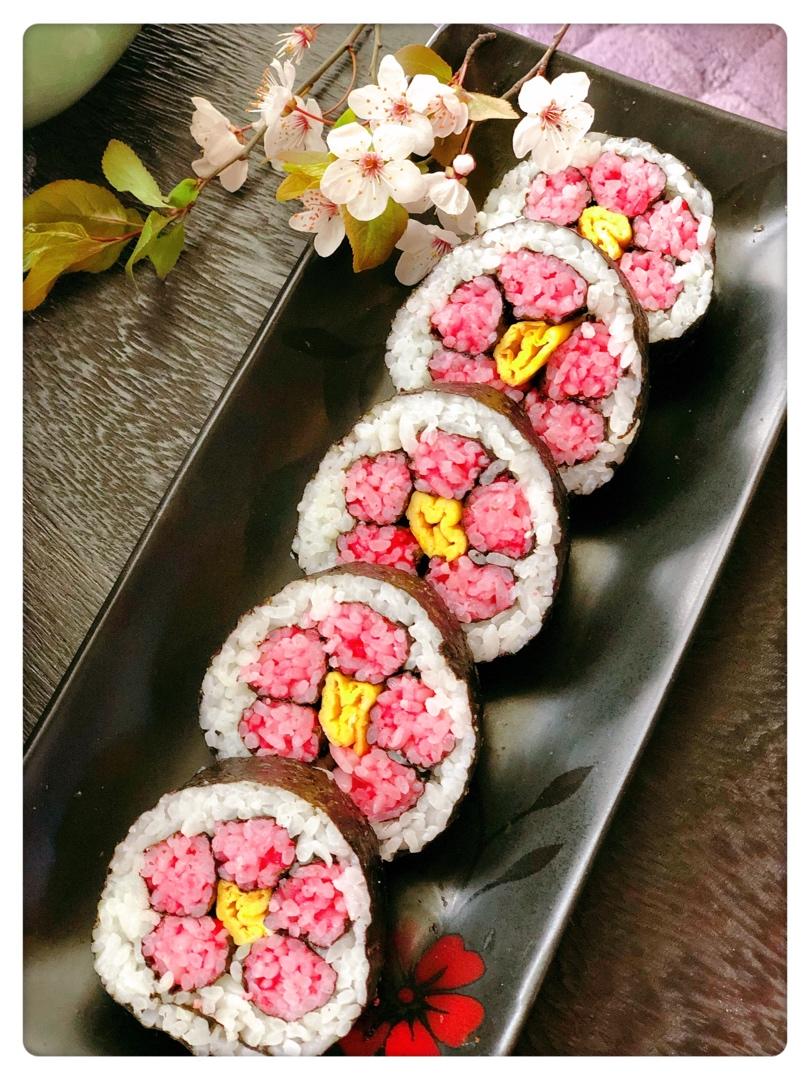 樱花寿司卷🌸