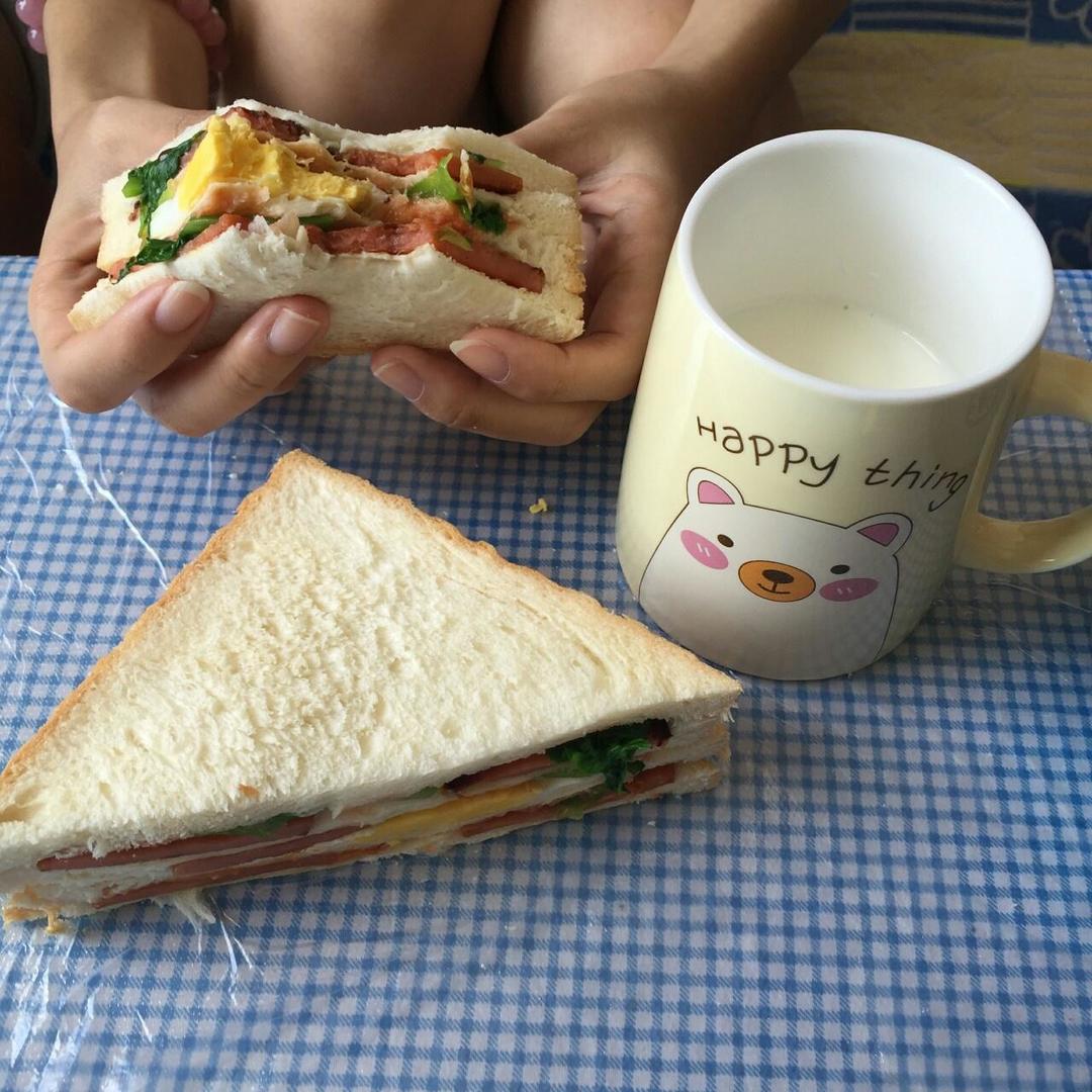 DIY三明治的做法