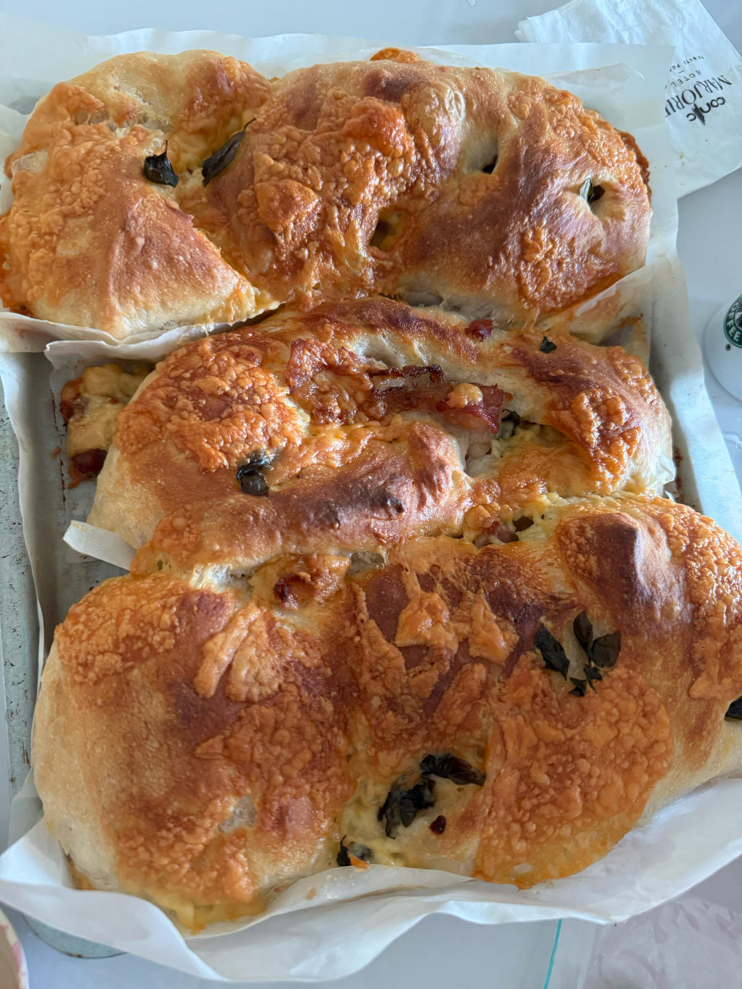 免揉面‼️恰巴塔扭扭棒！无糖低油健康又好吃😋