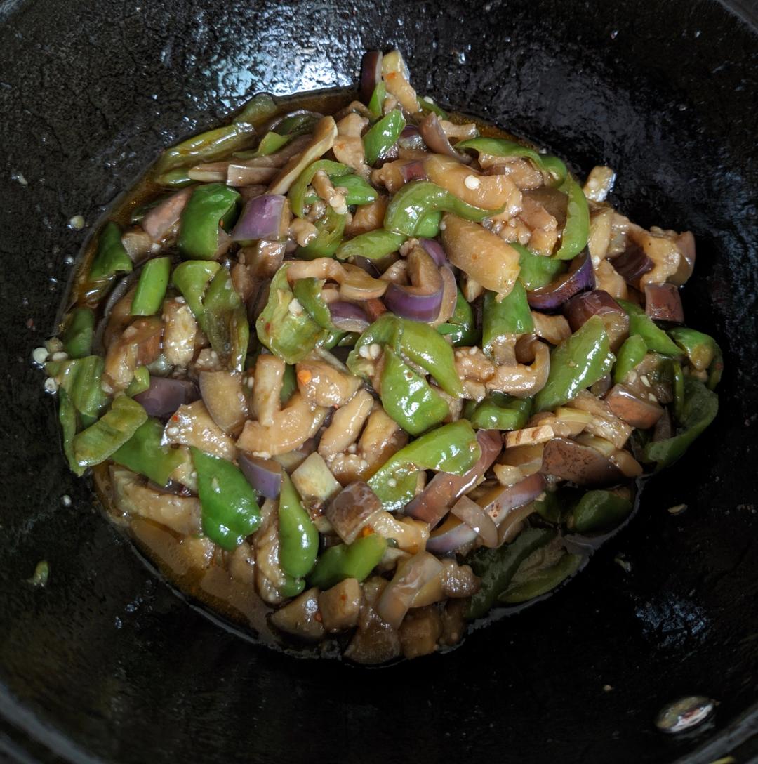 茄子🍆炒青椒