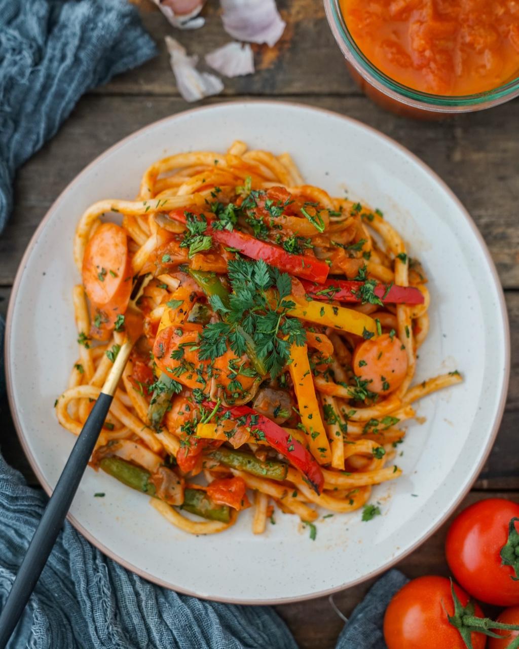 chercerf鹿做的我的轻奢煮艺—那不勒斯风味炒乌冬