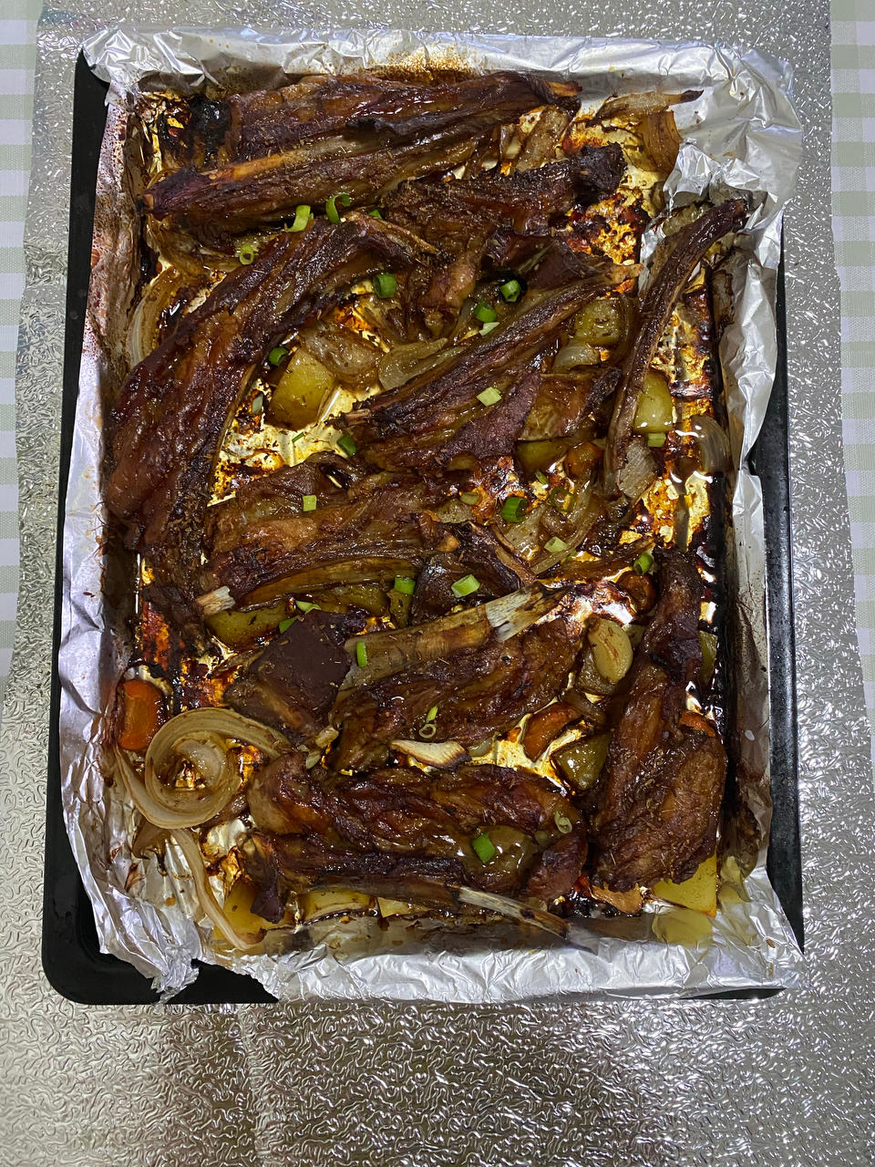 超好吃的烤羊排烤箱版