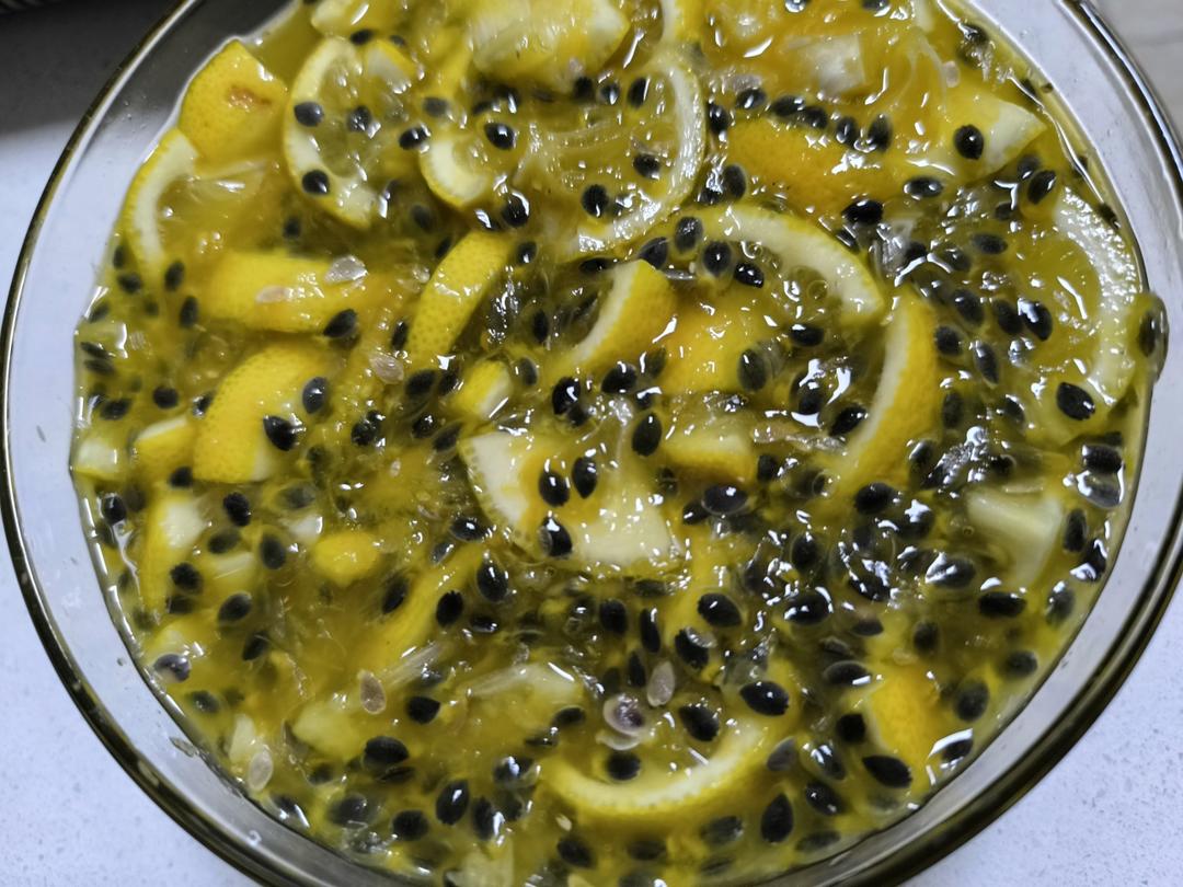 夏天必备【百香果青桔柠檬茶】