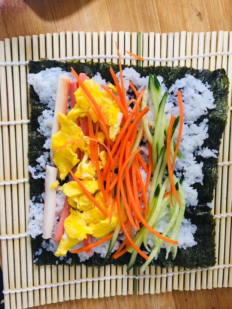 高颜值的紫菜包饭