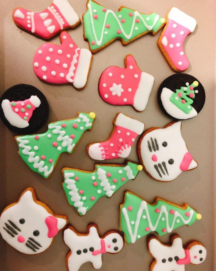 罗小白cc做的奥利奥圣诞树棒棒糖