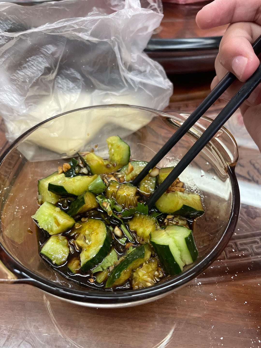 赞不绝口拍黄瓜🥒