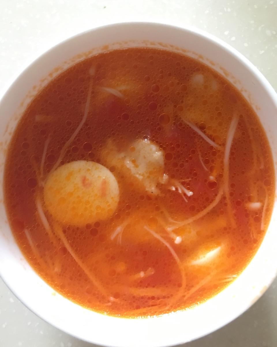 番茄金针菇日本豆腐