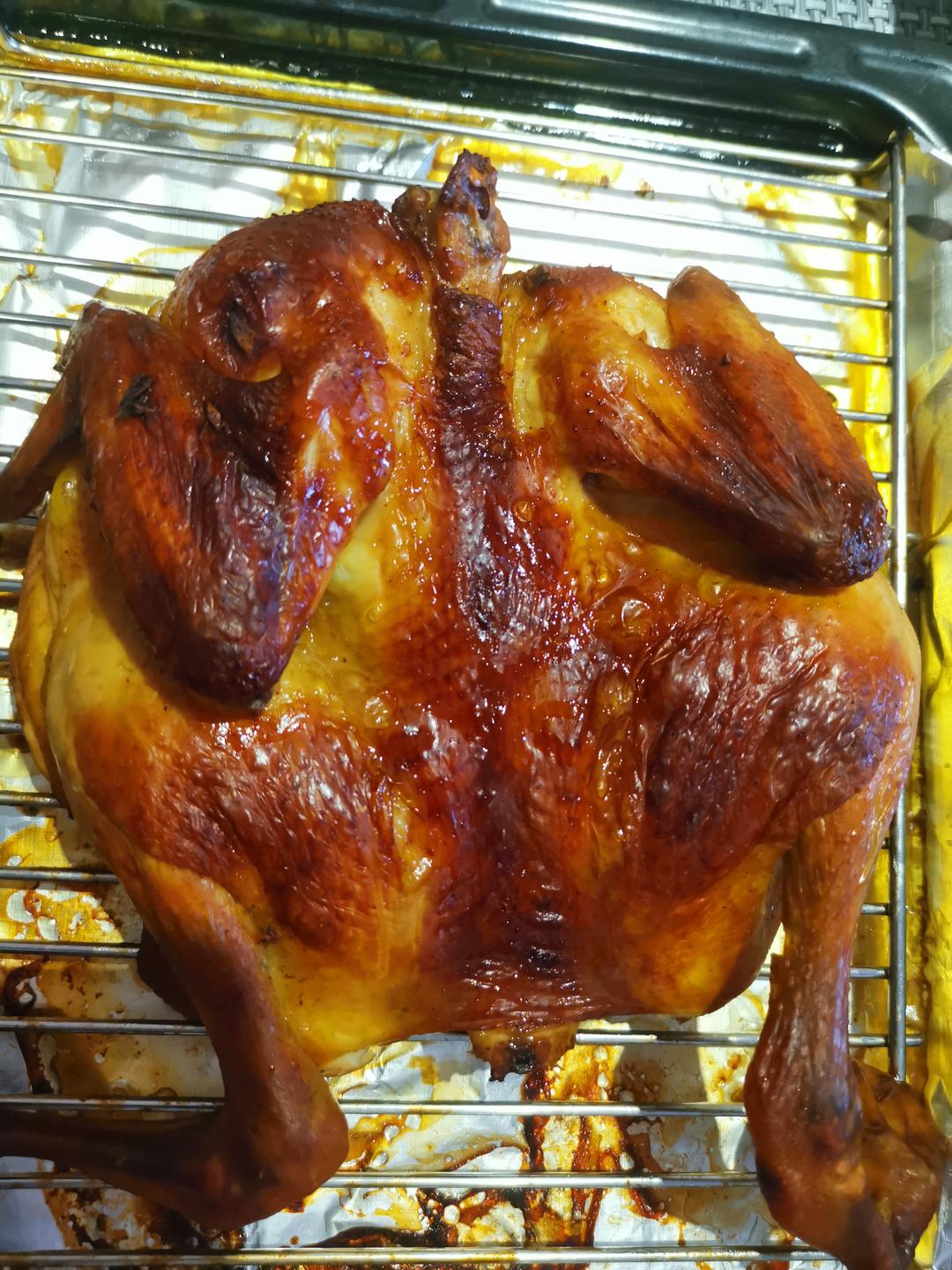 袋袋烤鸡--自制腌料+脆皮秘籍