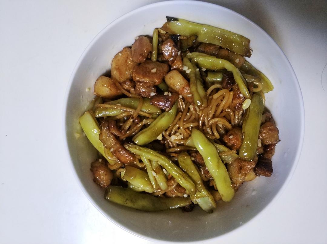 豆角焖面
