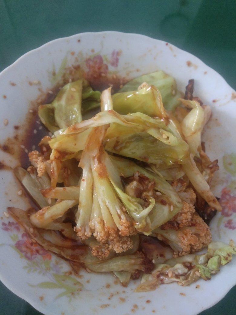街头小吃「炸包菜」👍👍👍
