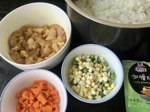 咖喱鸡丁炒饭的做法 步骤7