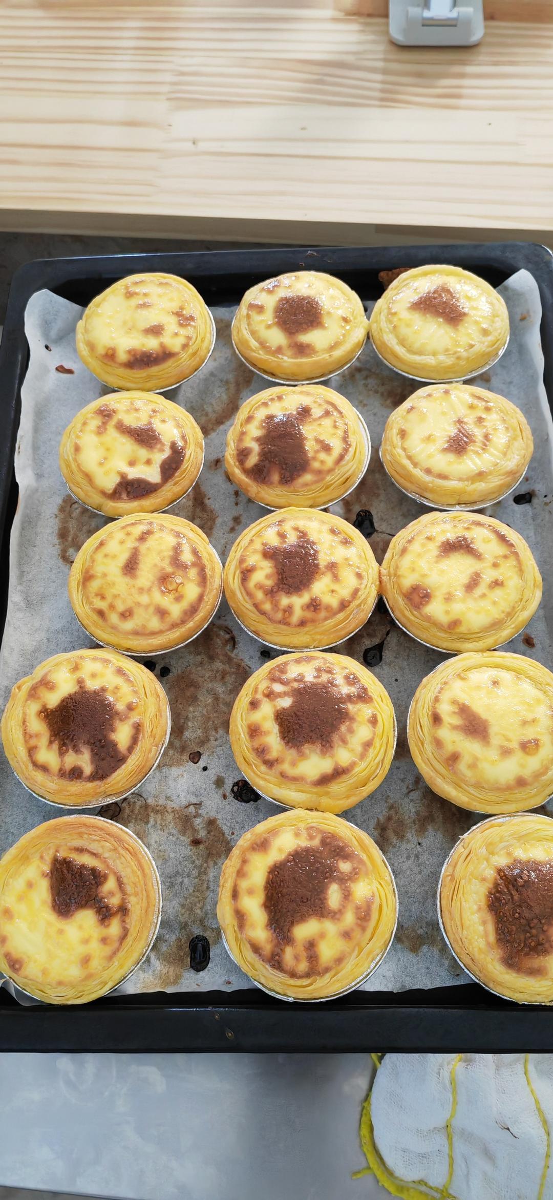 超嫩滑的葡式蛋挞(全蛋版)新手友好『秒杀KFC』