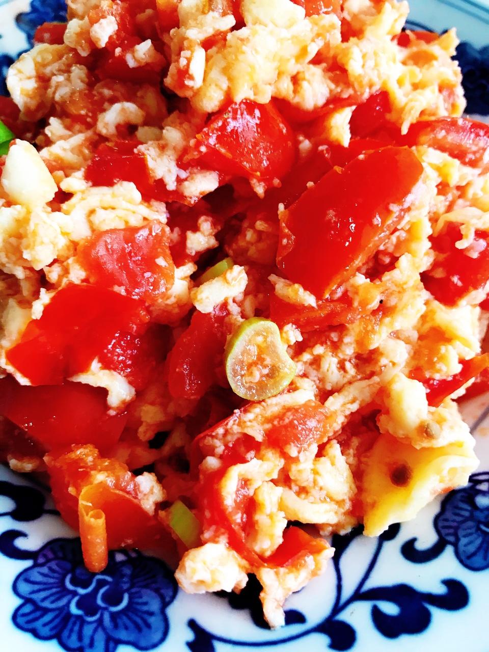 番茄炒蛋的做法