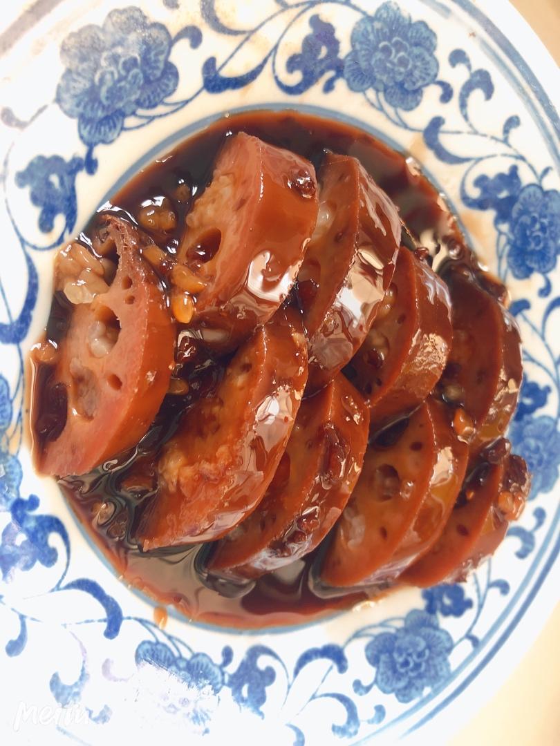 桂花糯米糖藕（上色技巧）