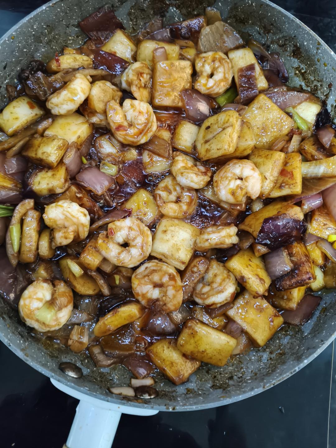 干锅鸡翅香辣虾🍤