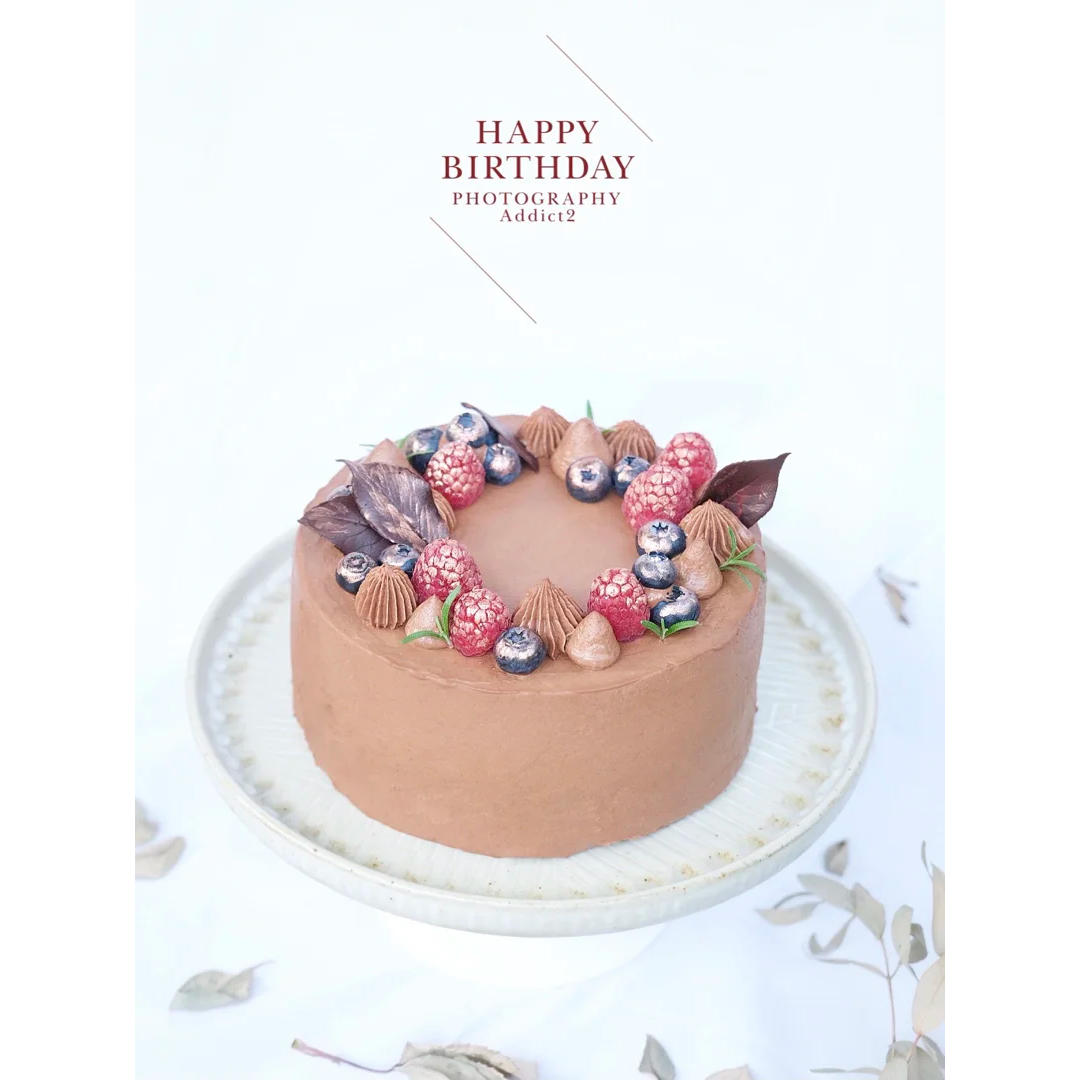 花环巧克力奶油蛋糕|黑森林口味—2019圣诞节