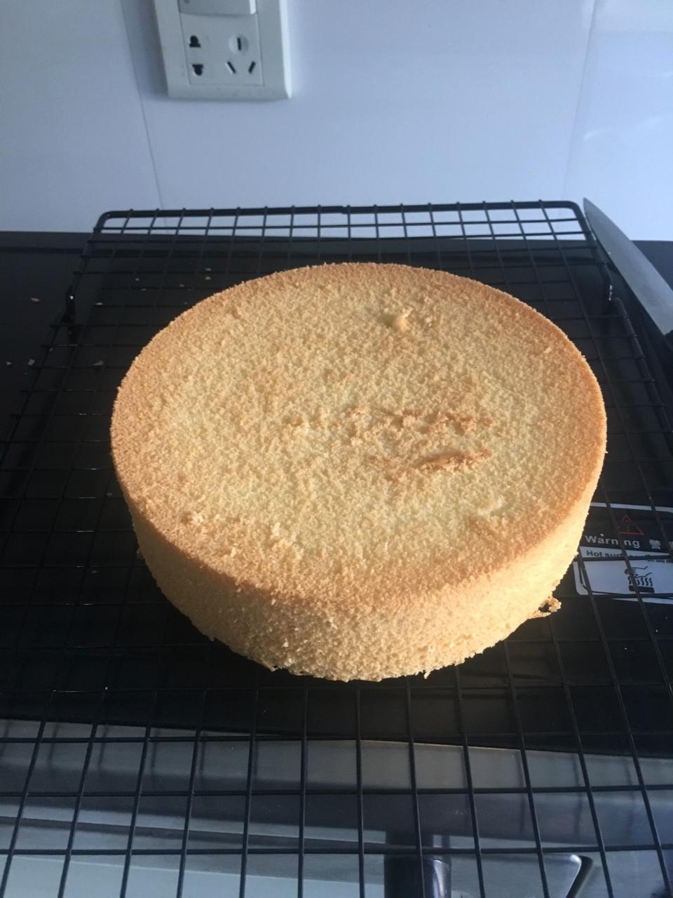 6寸原味戚风蛋糕
