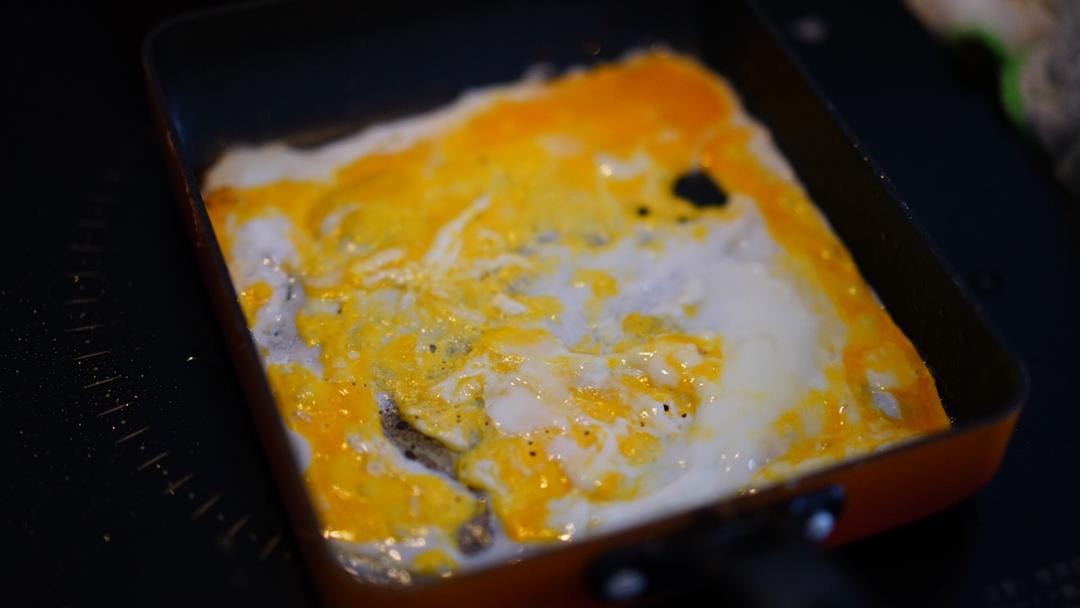 如何做超厚的沼三明治~详细tip！牛油果鸡蛋午餐肉三明治~