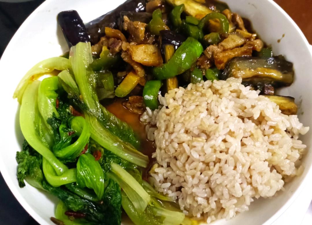 少油版茄子炒肉