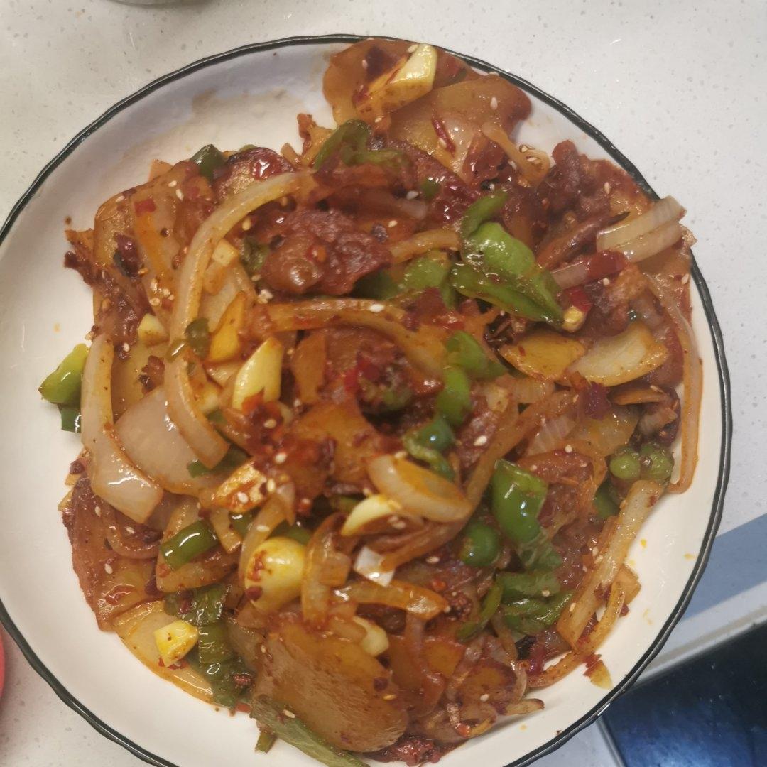 干锅土豆片