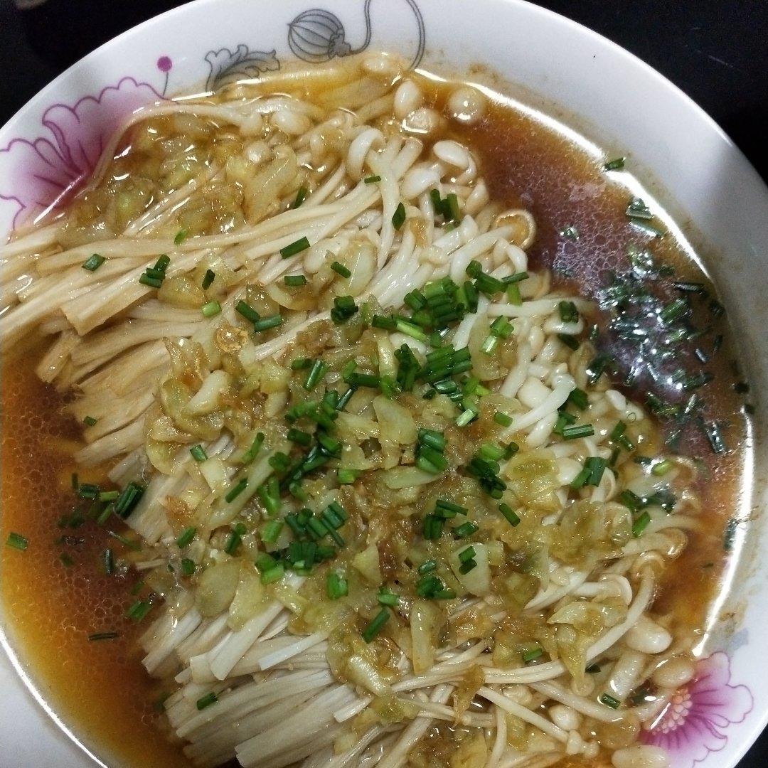 蒜蓉蒸金针菇