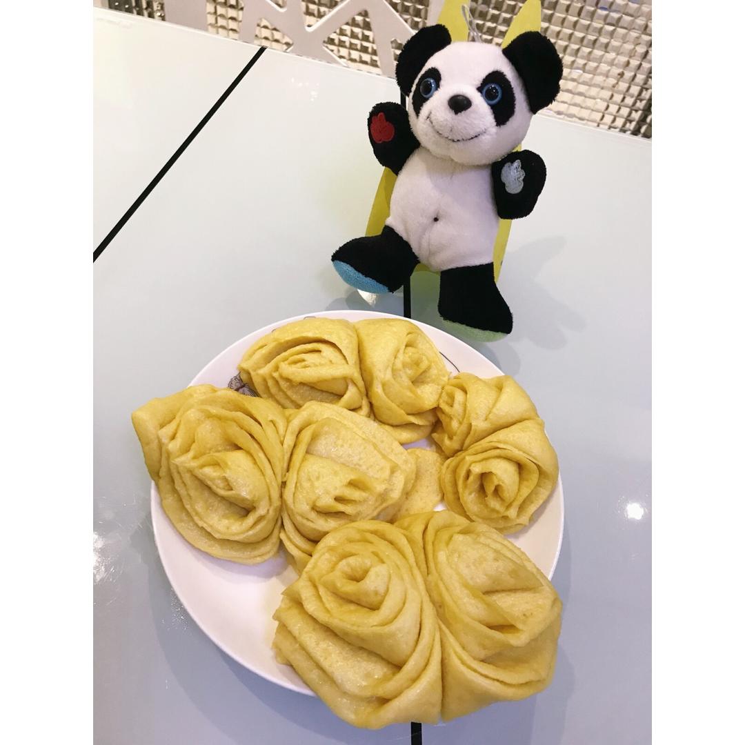 南瓜花卷馒头