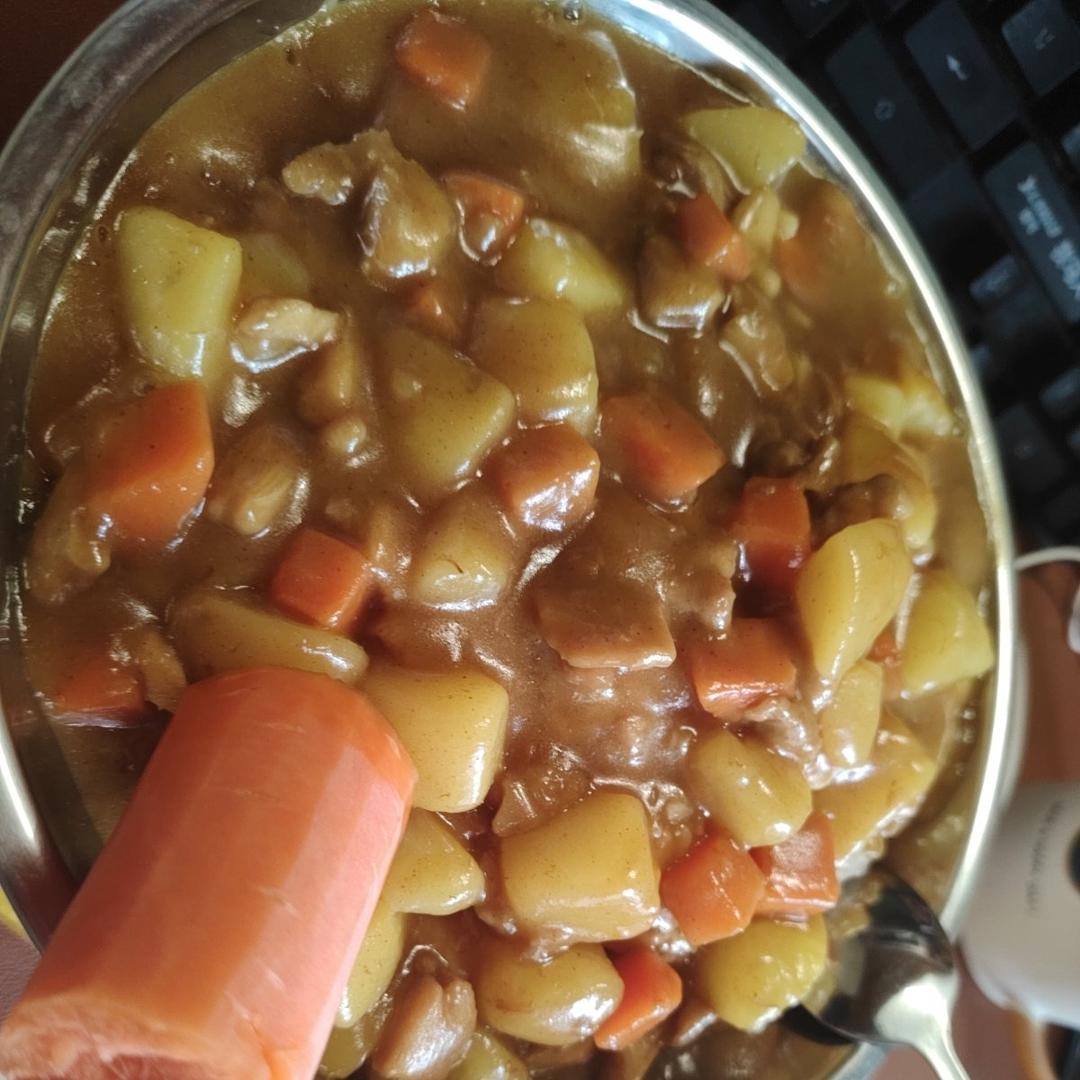 土豆咖喱鸡肉饭