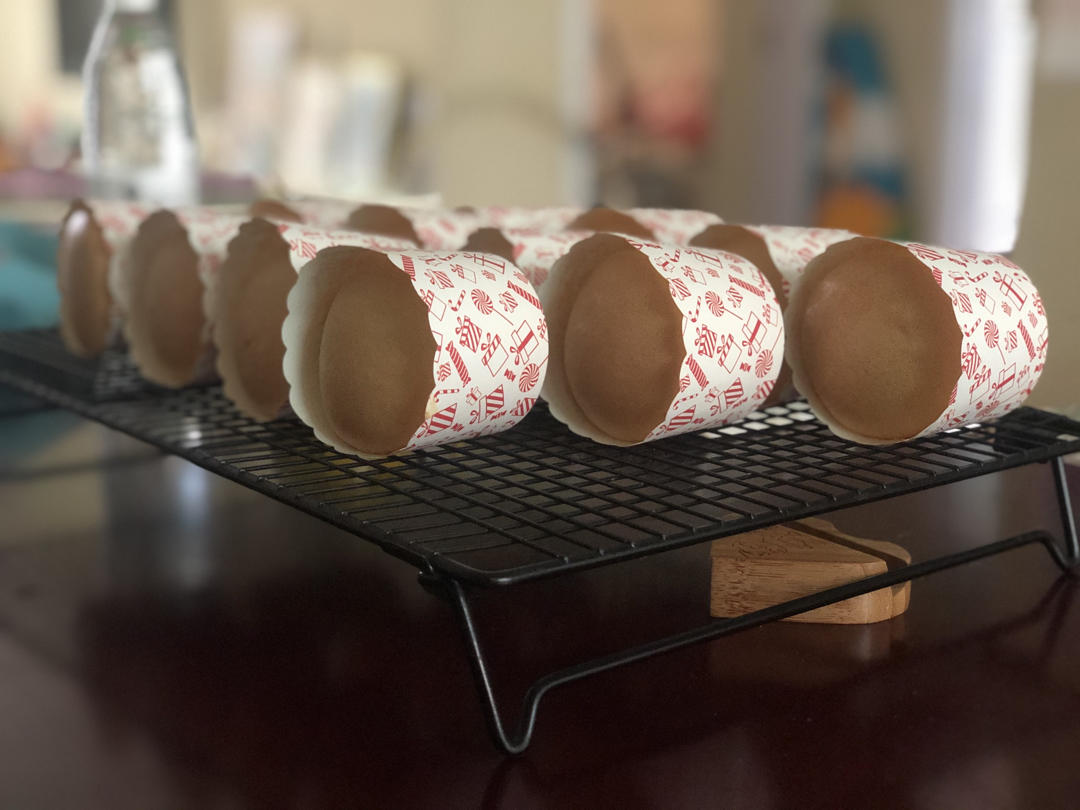 纸杯蛋糕 8寸戚风蛋糕的量