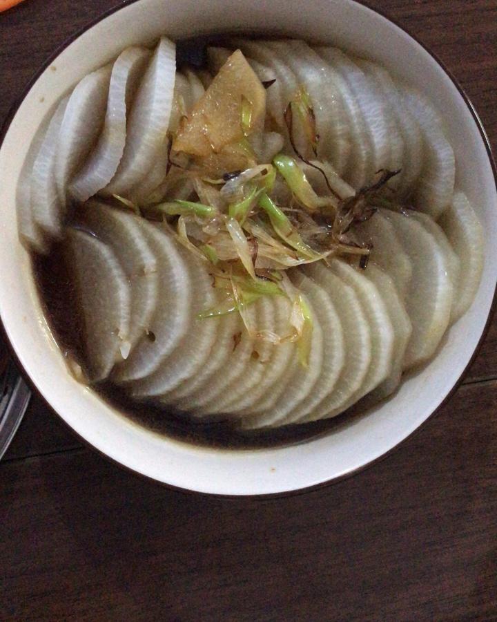 清蒸白萝卜