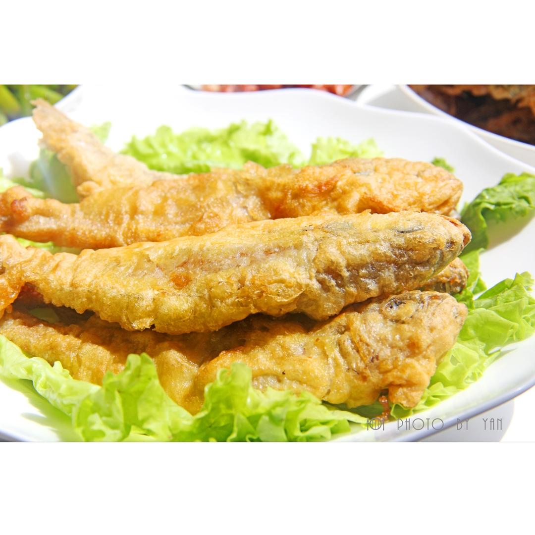 做的酥炸小黄花鱼