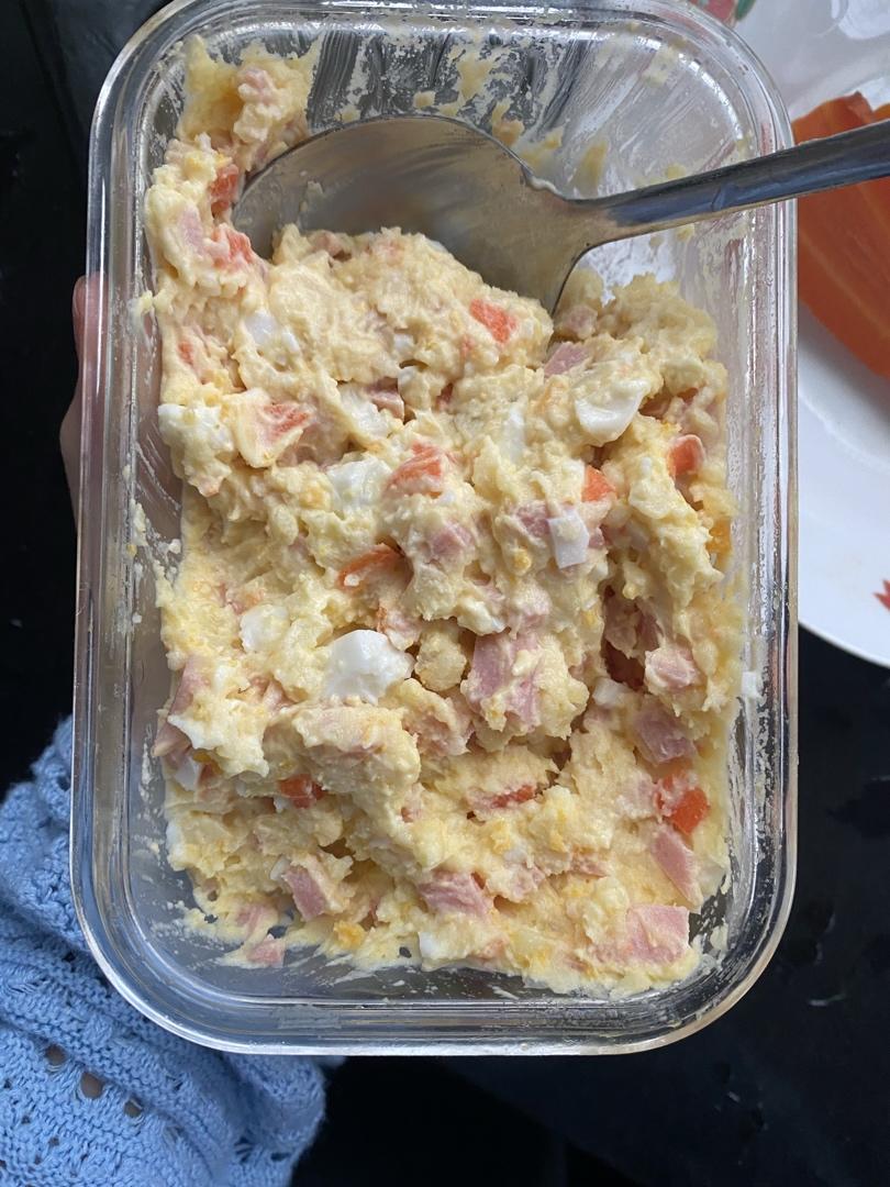 用料很足の土豆泥沙拉