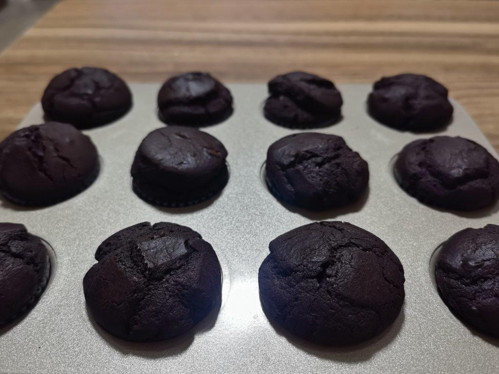 在家做巧克力蘑菇头麦芬蛋糕🍫