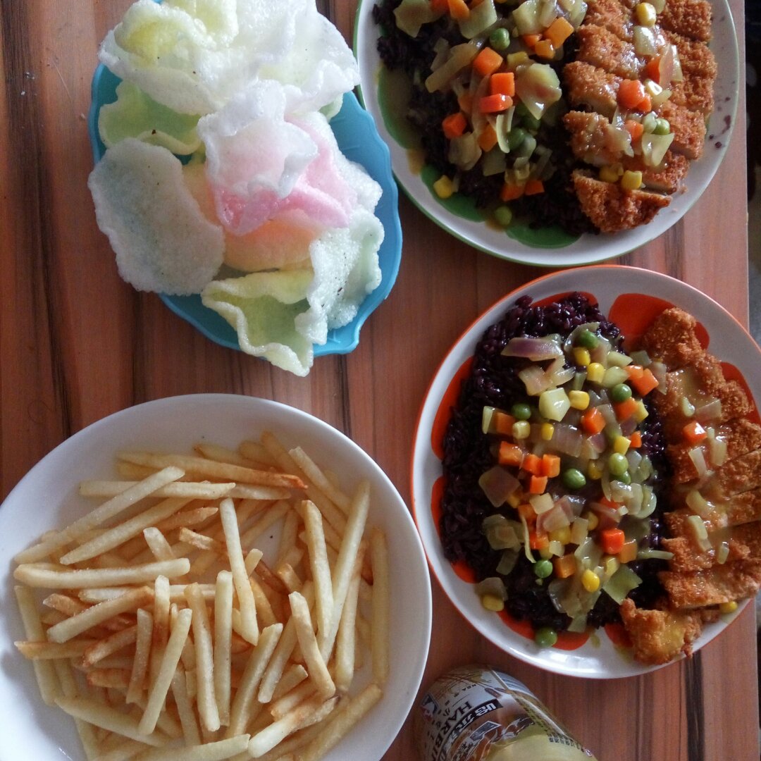 咖喱鸡排饭