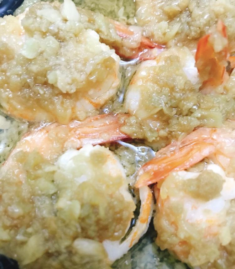 蒜蓉蒸虾