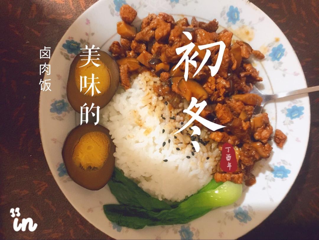 鲜香味道，意犹未尽，这是一盘让孩子舔屏的饭哟！————销魂卤肉饭