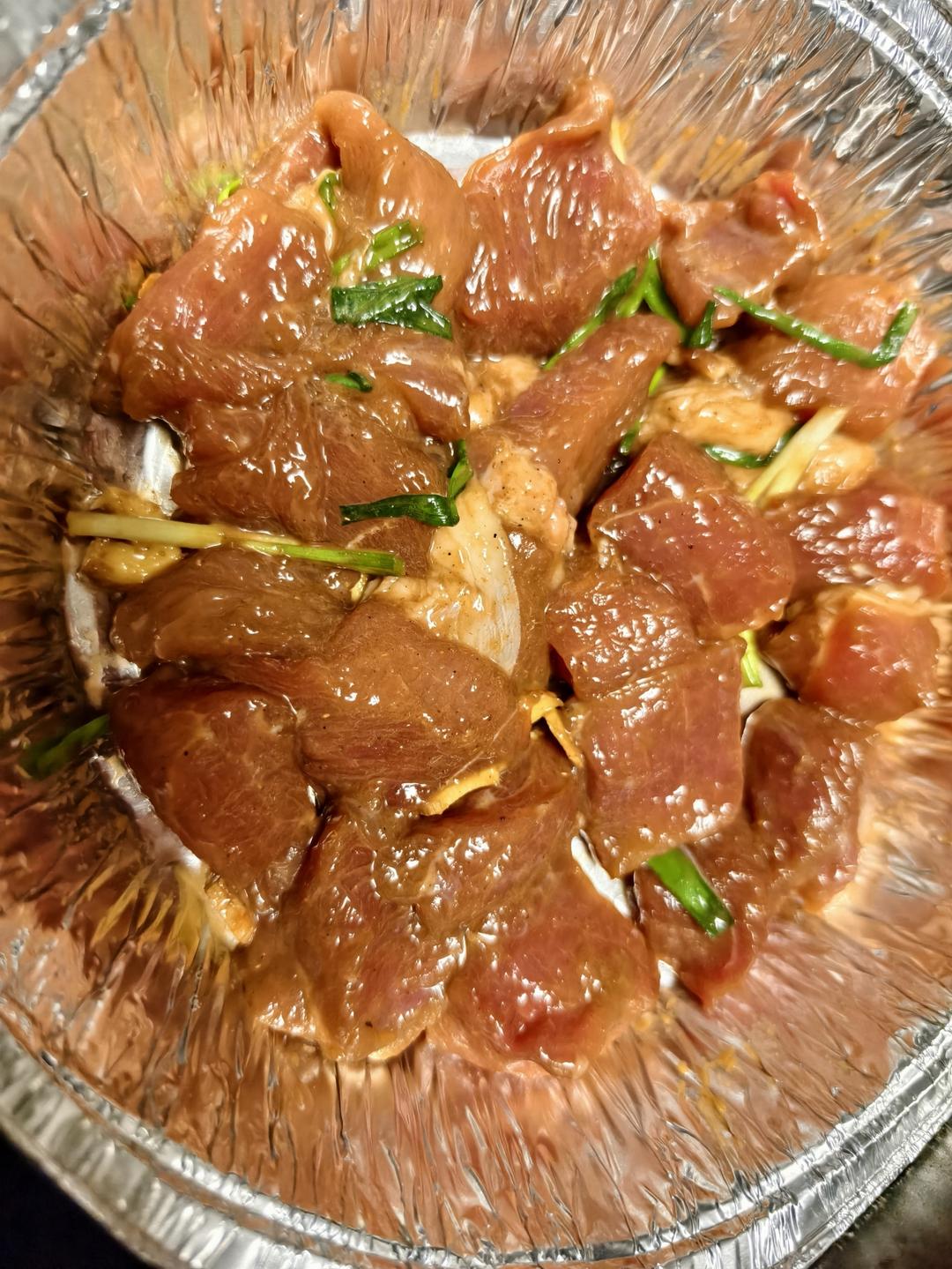 空气炸锅里的五花肉