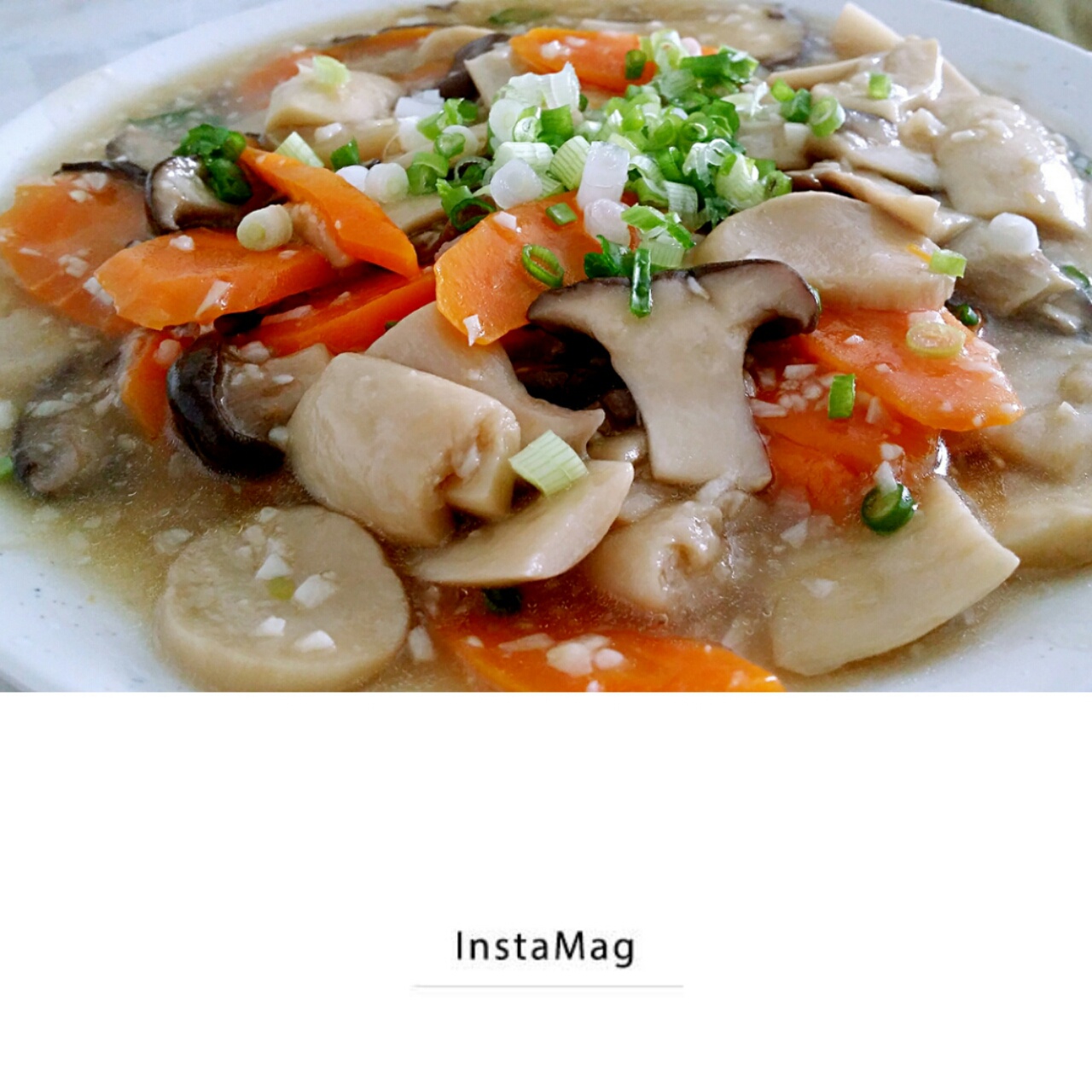 老丁的私房菜-美极杏鲍菇