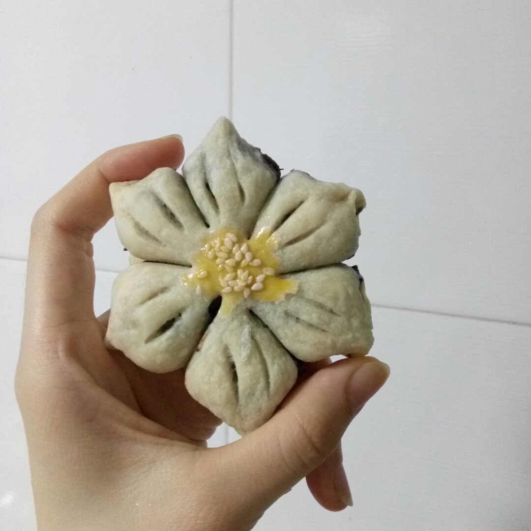 蛋黄酥~紫薯、抹茶、原味~花好月圆，中秋快乐~内附一次做六色蛋黄酥方法~