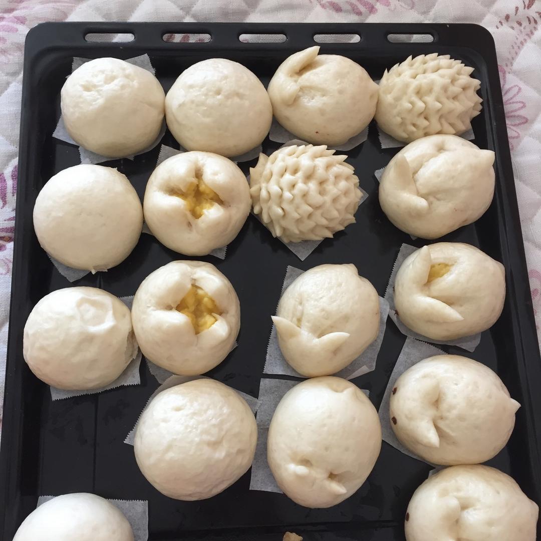 自制奶黄包
