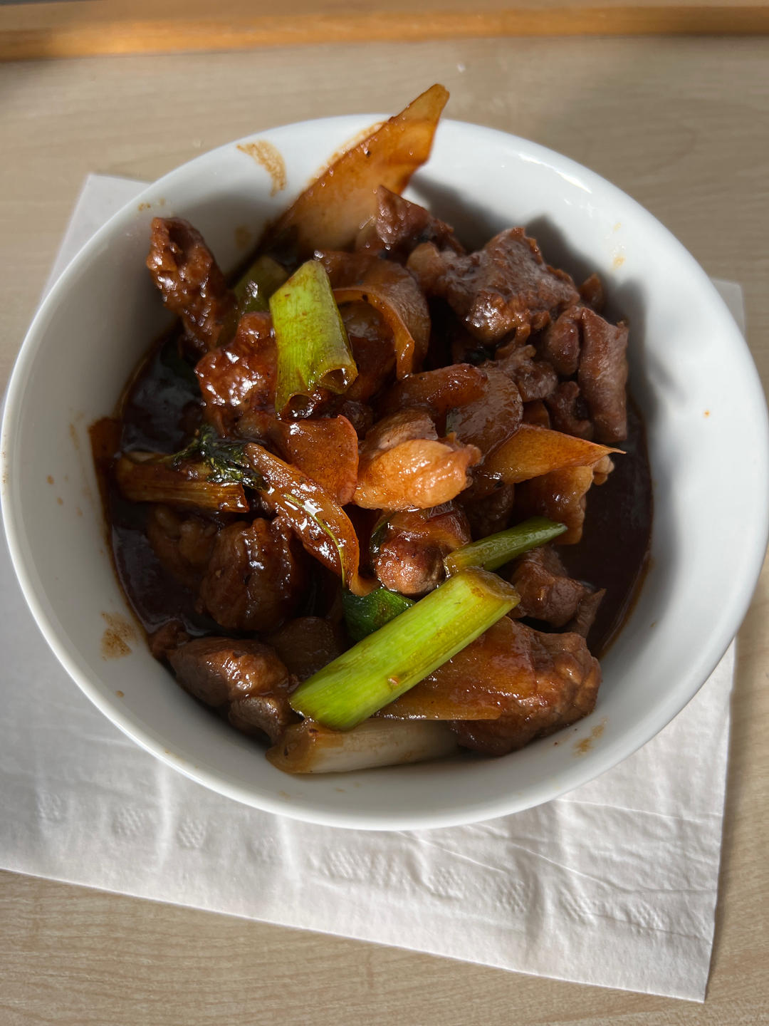 黑胡椒醤炒羊肉