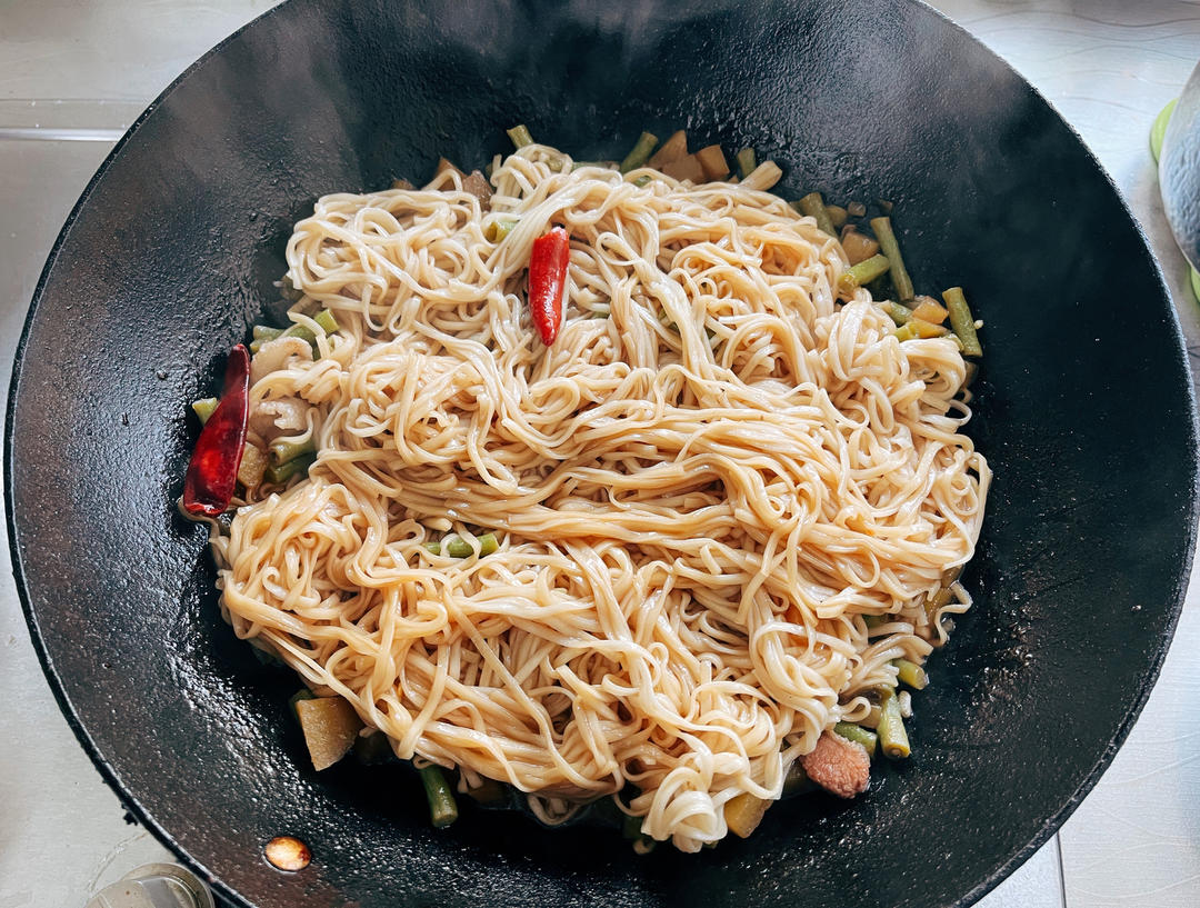 豆角焖面
